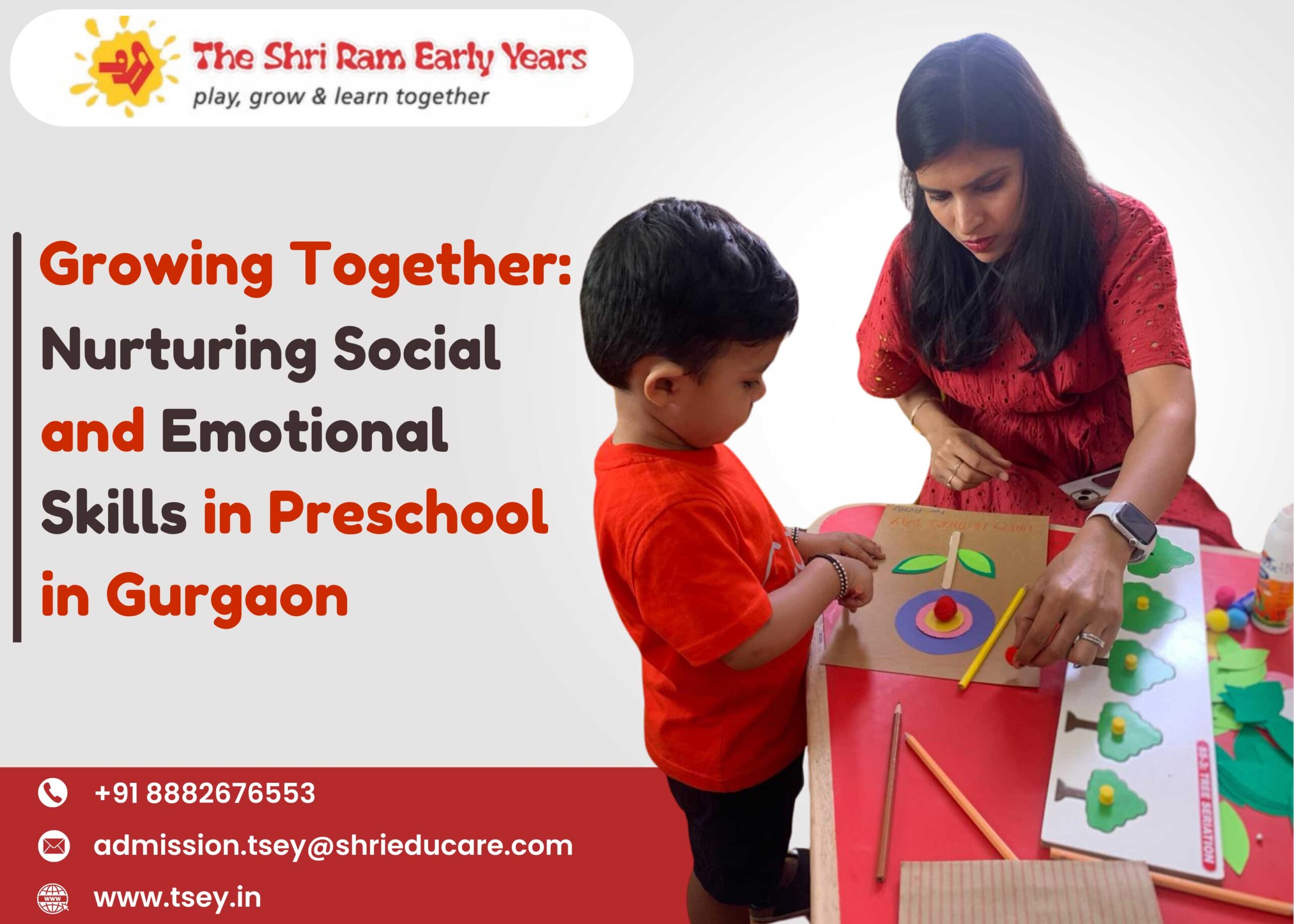 Growing Together: Nurturing Social and Emotional Skills in Preschool in Gurgaon